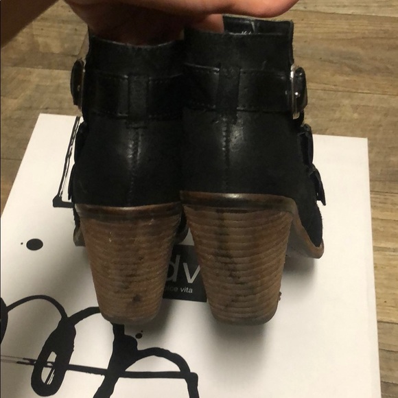 Black suede booties - Picture 3 of 7